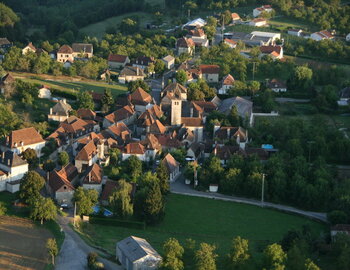 Vue aérienne de Glanes